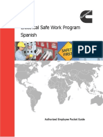 Electrical Safe Work Program Spanish - Cummins