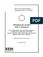 Thiophanate Methyl List of Studies 2018 Final Sanitised