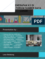 Penerapan k3 Di Laboratorium Sdl