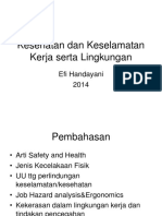 Kesehatan Dan Keselamatan Kerja Serta Lingkungan: Efi Handayani 2014