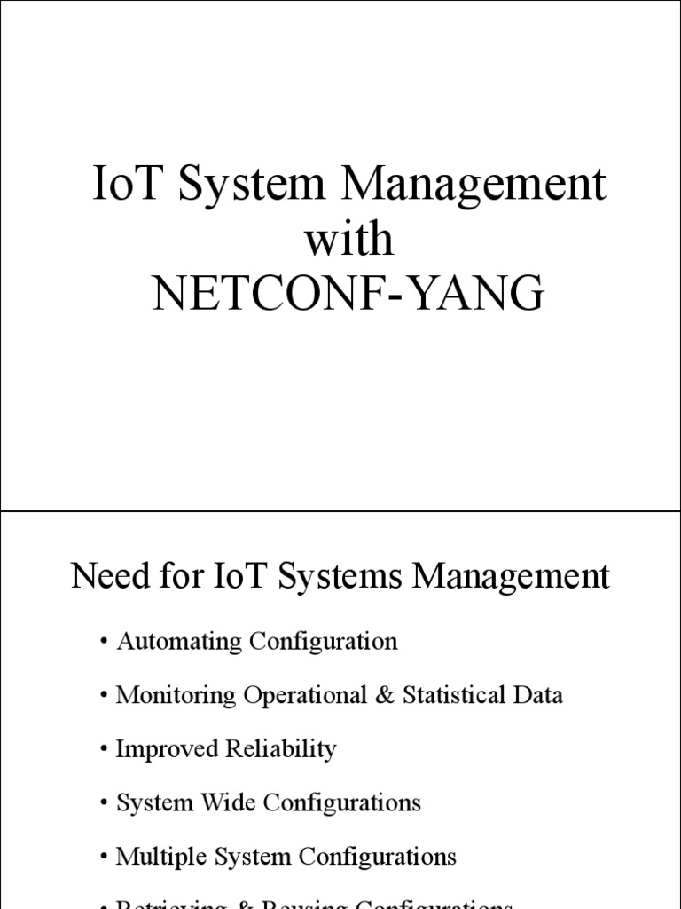 Netconf Protocol Pdf _ NETCONF and YANG Status, Tutorial, Demo – EBRX
