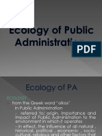 Ecology of PA Report