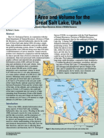 Calculation of Area and Volume For The Lake PDF
