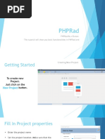 Phprad Tutorial