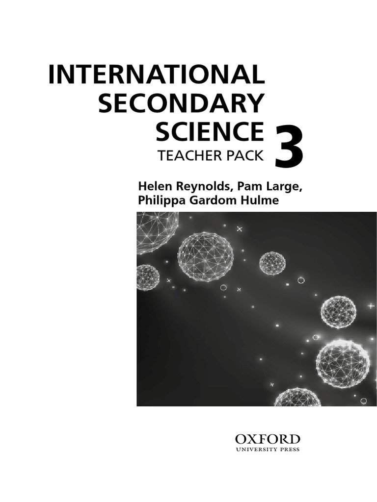 International Secondary Science Teacher Pack 3 Pdf Leaf Ear