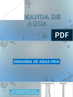 Demanda de Agua