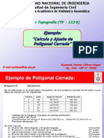 Calculo y Ajuste de Poligonal Cerrada-Topografia TV 113 K-FIC UNI-2019 01