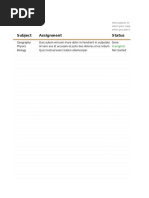Assignment Tracker