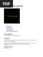 Groupdel Command