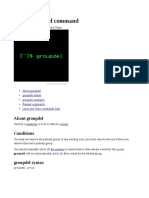 Remove Linux groups with groupdel command