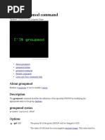 Groupmod Command