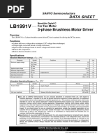 Datasheet LB1991V - 09