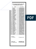 Daftar Nama Peserta Prolanis 2016