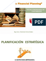 "Strategic Financial Planning": Escuela Profesional de Contabilidad