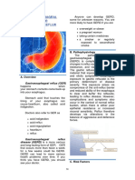 B. Pathophysiology: Gastroesophageal Reflux (GER)
