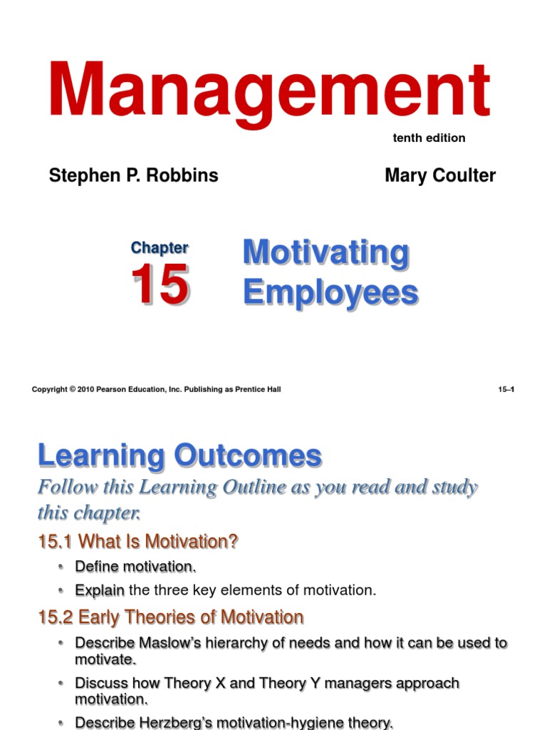 CH 16-Motivating Employee | PDF | Motivation | Motivational