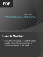 Structures of Modification