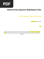 Mobilisation Plan Template (Major Operators ONLY)