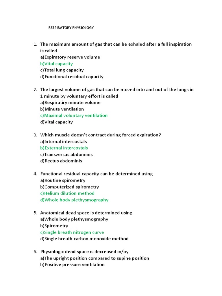 Respiratory system intelligence overview