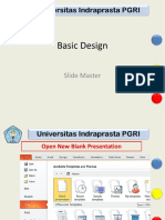 Basic Design: Universitas Indraprasta PGRI