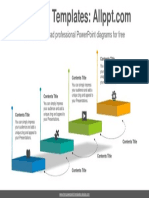 3D Format Stairs PowerPoint Diagram Template