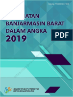 Kecamatan Banjarmasin Barat Dalam Angka 2019