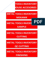 Metal Tools