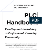 PLC Handbook: Creating and Sustaining A Professional Learning Community