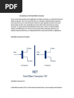 Introduction To FET-Field Effect Transistor