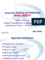 Internal Audit OHSAS 18001