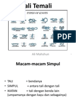 Macam-macam Simpul Tali