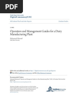 Operation and Management Guides For A Dairy Manufacturing Plant PDF