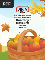 ABTA Quarterly Fall 2015