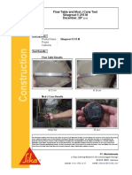 SIKAgrout 215 M Mod J Cone Test