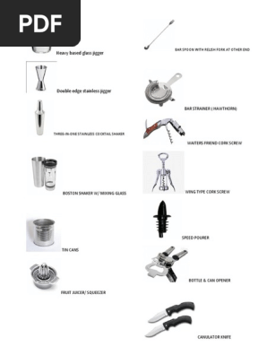Bartending Tools Pic