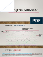 Jenis-Jenis Paragraf