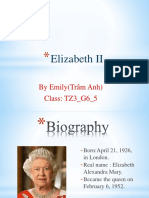 Elizabeth II: by Emily (Trâm Anh) Class: TZ3 - G6 - 5