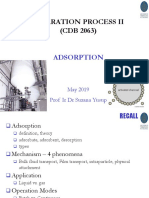 Separation Process Ii (CDB 2063) : Adsorption