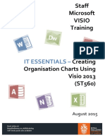 Creating Organisation Charts Using Visio 2013 St560