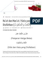 14.Na'at dan Man'ut - Kata yang Disifatkan (النَّعْتُ وَالْمَنْعُوْتُ) - Majalah Muslimah Qonitah PDF