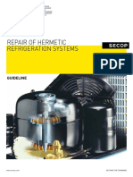 Repair of Hermetic Refrigeration Systems: Guideline