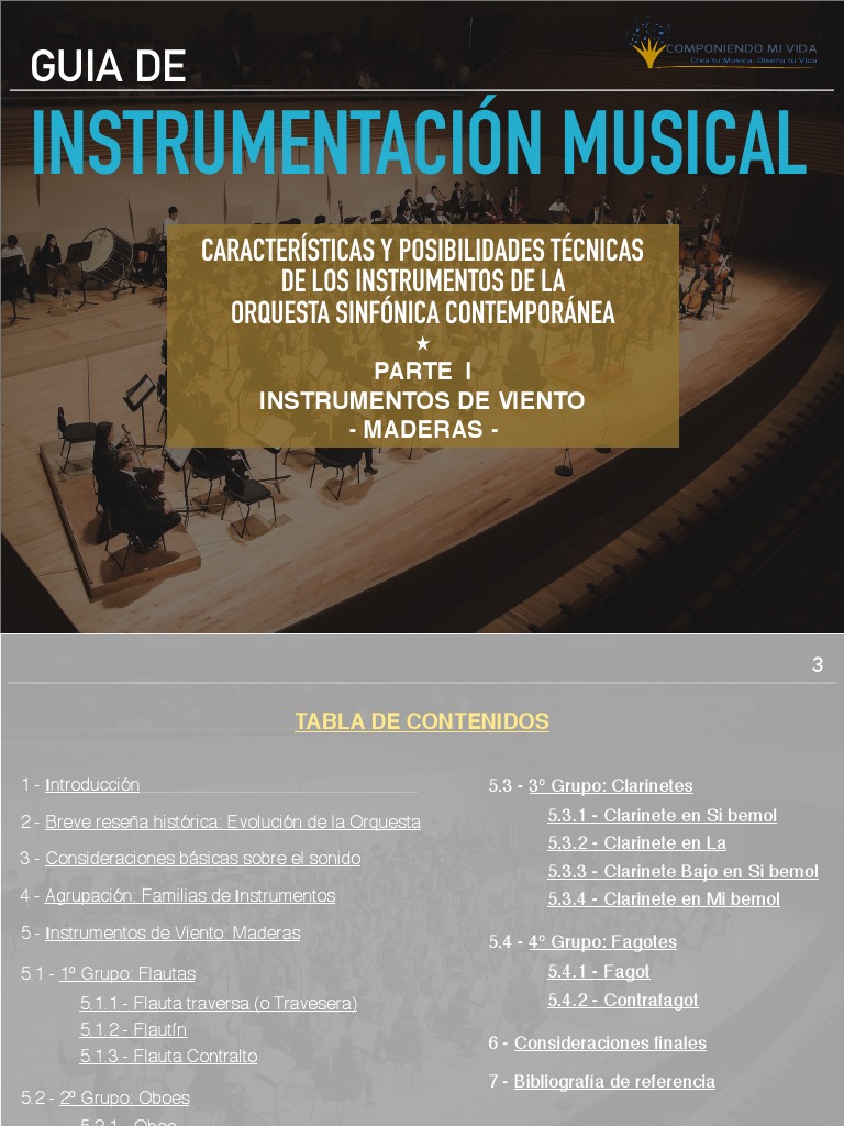 Guía introductoria sobre los instrumentos de madera de la orquesta ...