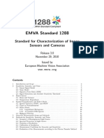 EMVA Standard 1288: Standard For Characterization of Image Sensors and Cameras