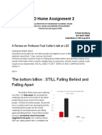 IED Home Assignment 2: The Bottom Billion: STILL Falling Behind and Falling Apart