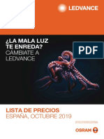 Ledvance Lista de Precios Octubre 2019