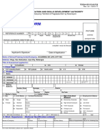 TESDA Assessment Application Form