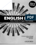 English File 3rd Ed Entry Checker For Upper-Intermediate