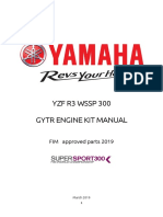 YZF R3 GYTR WSSP 300 Kit Manual 2019