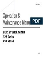 Operation & Maintenance Manual: Skid Steer Loader 430 Series 450 Series