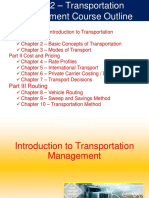 Chapter 1 - Introduction To Transportation Management